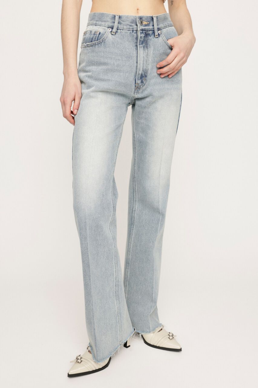 SLY「J／W SEMI FLARE PT-BE」|デニム|