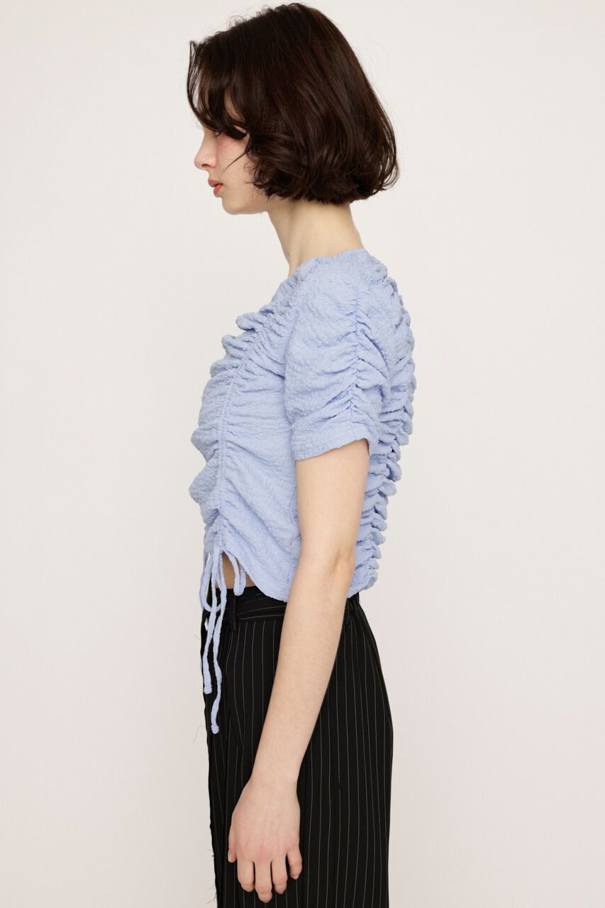 SLY「SHIRRING CUT トップス」|Tシャツ・カットソー|