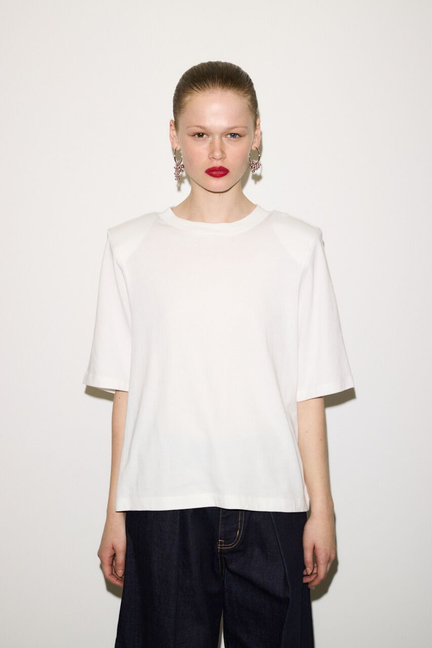 SLY「PADDED HALF SLEEVE Tシャツ」|Tシャツ・カットソー|