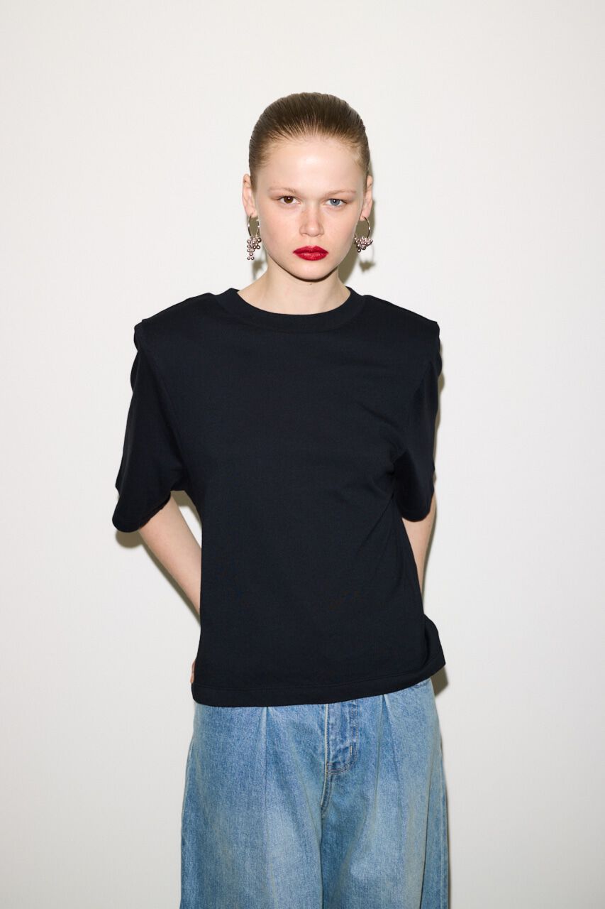 SLY「PADDED HALF SLEEVE Tシャツ」|Tシャツ・カットソー|