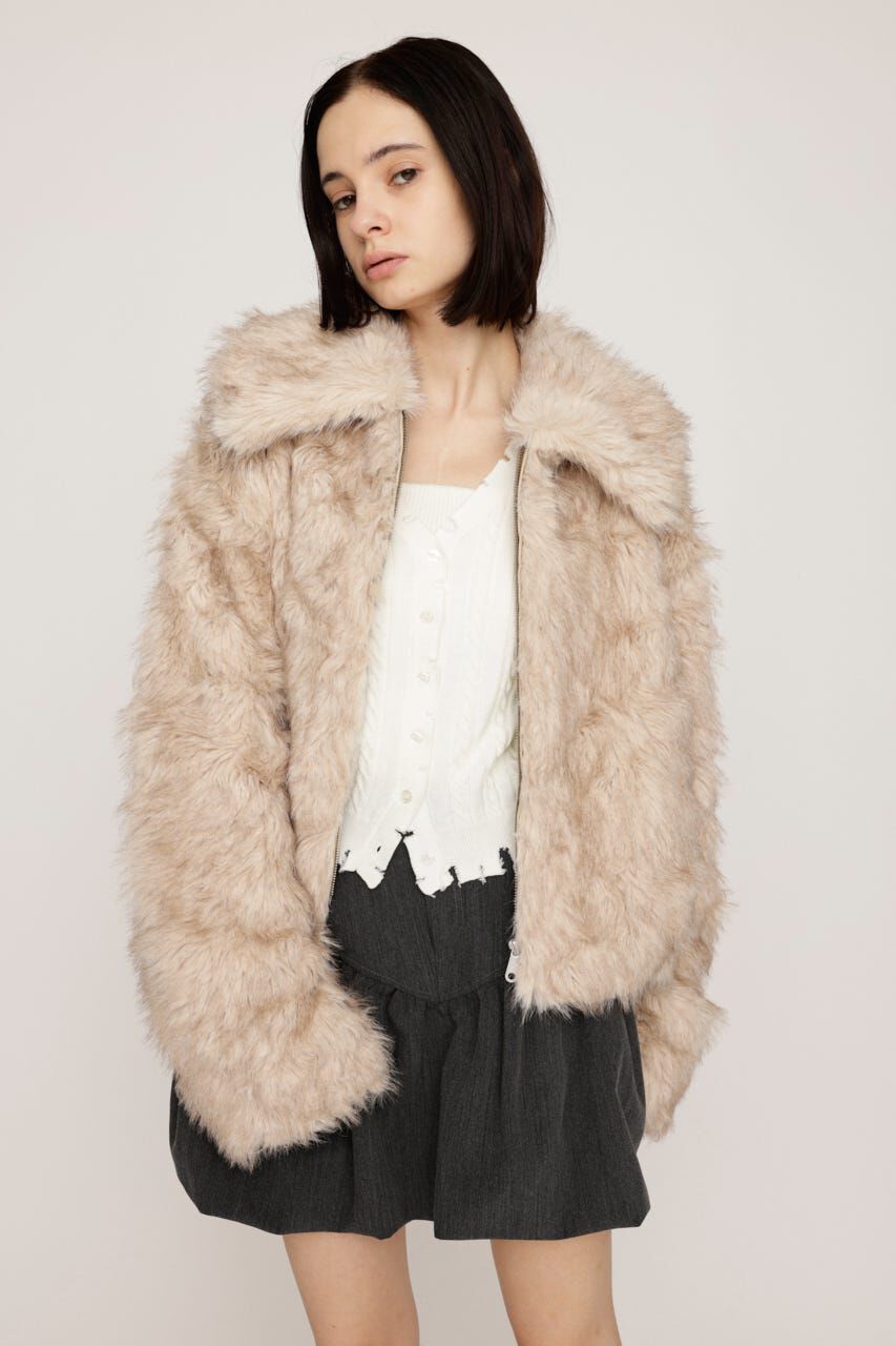 SLY「BIG COLLAR FUR S／コート」|その他|