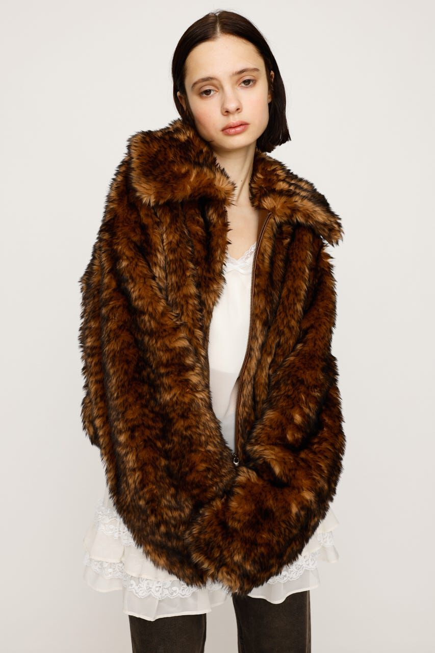 SLY「BIG COLLAR FUR S／コート」|その他|