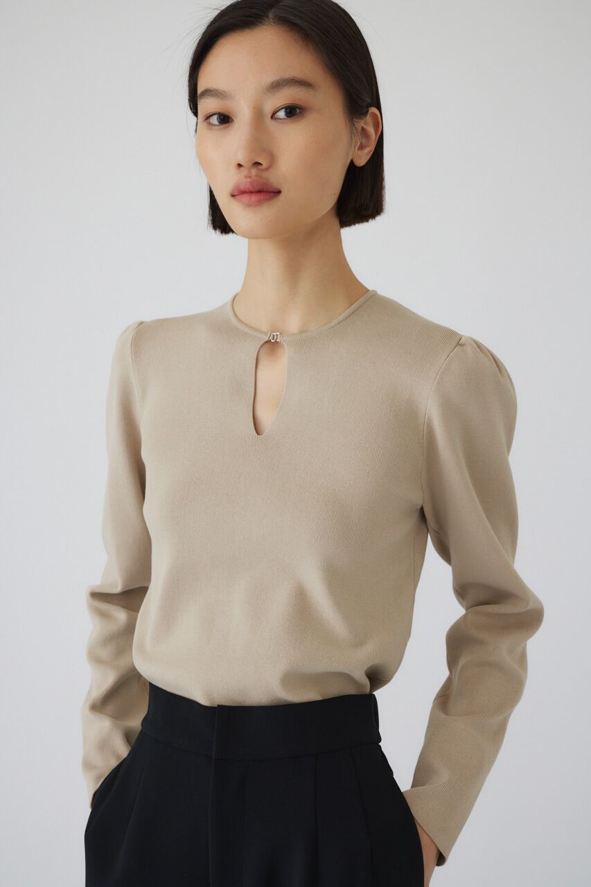 RIM.ARK 「Hook slim knit tops」|ニット・セーター|BEG