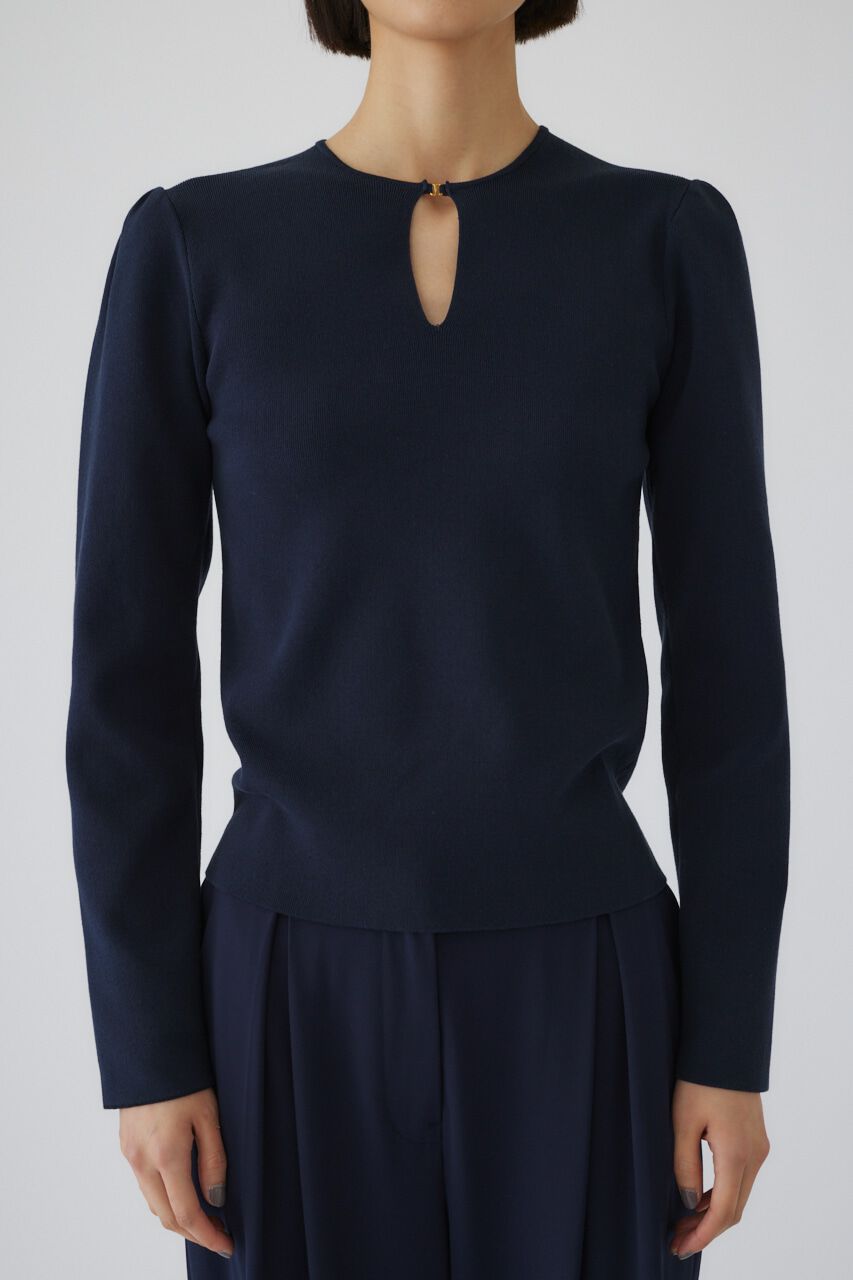 RIM.ARK 「Hook slim knit tops」|ニット・セーター|D/NVY3