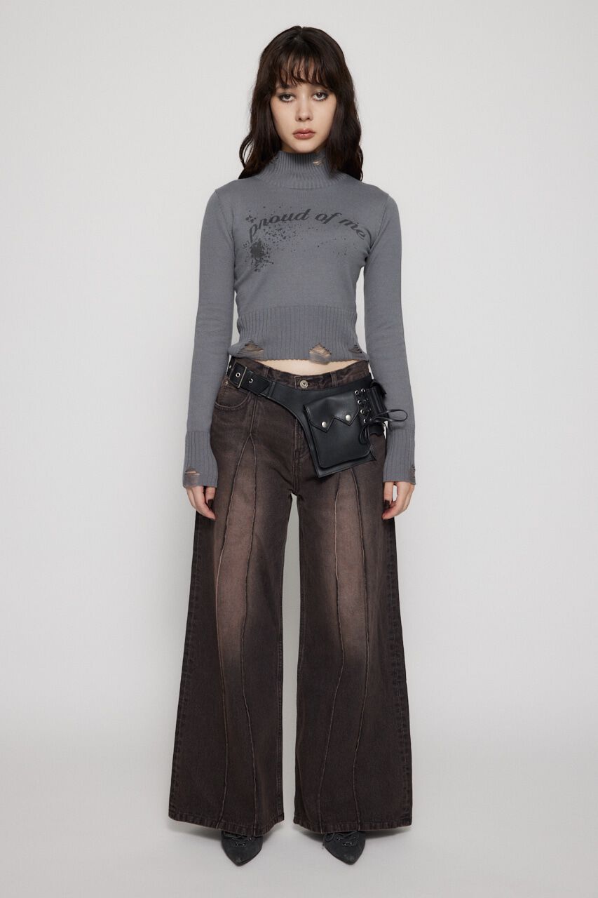 LAGUA GEM「CLASH OLD ニット」|ニット・セーター|