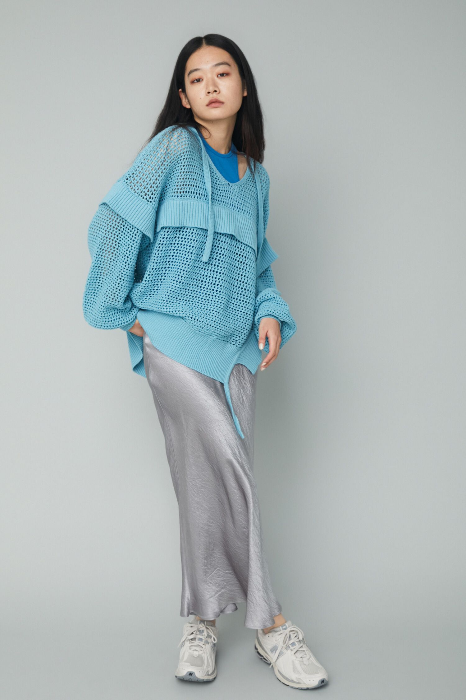 HeRIN.CYE「Mesh knit tops」|ニット・セーター|