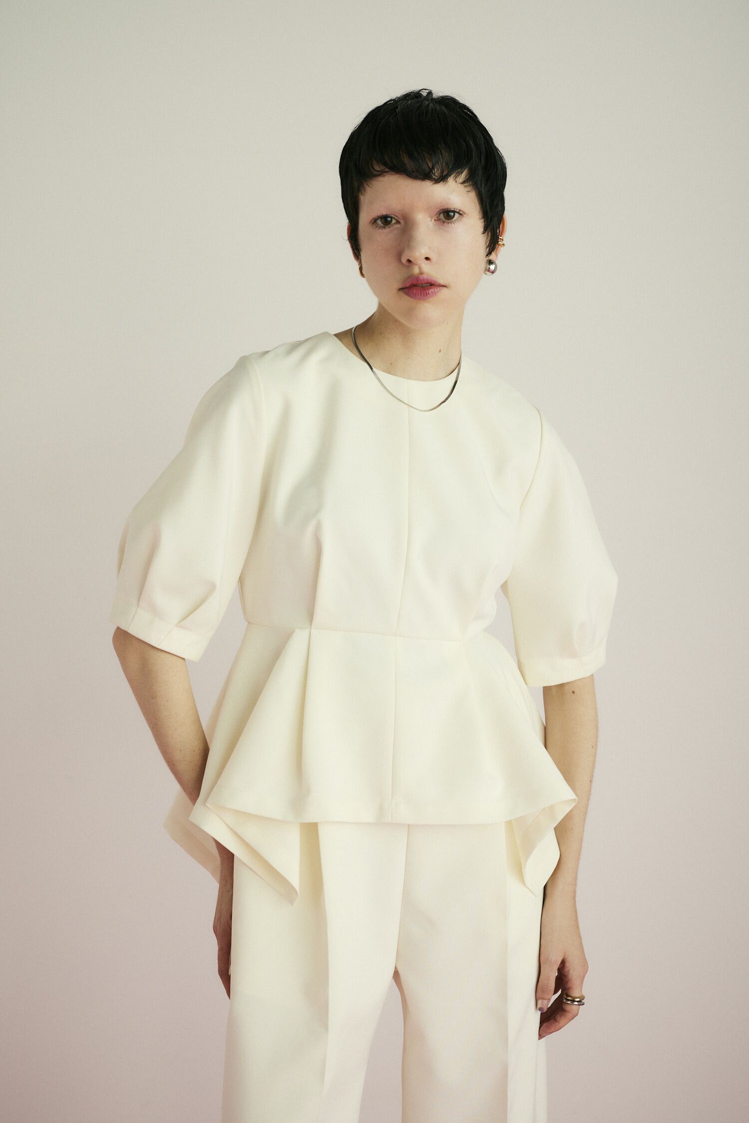 HeRIN.CYE「Peplum all in one」|ワンピース|O/WHT1