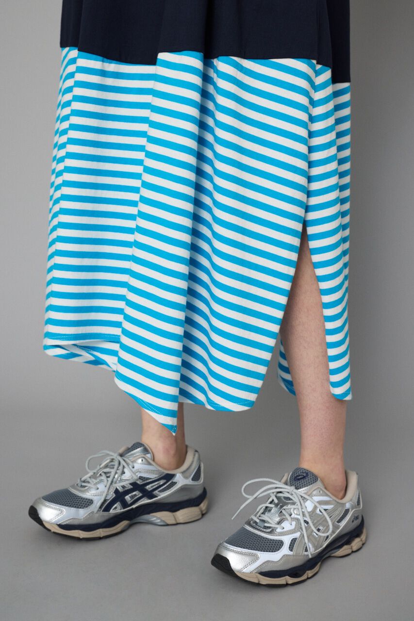 HeRIN.CYE「Border hem one piece」|ワンピース|