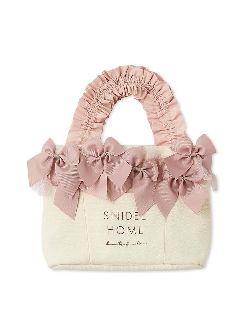 SNIDEL HOME「リボンバッグ」|トートバッグ|PNK