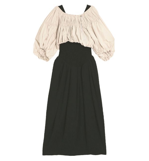 ELENDEEK「DRAWSTRING BL SET OP」|ワンピース|