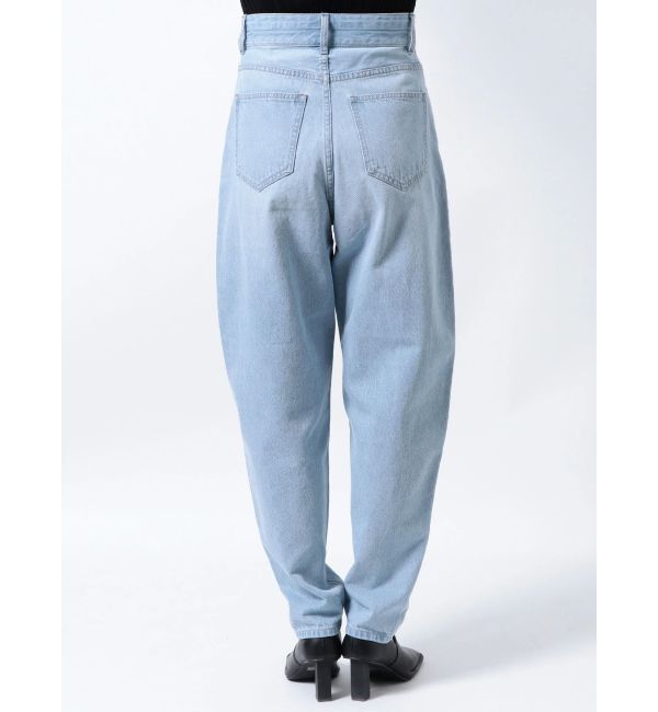 ELENDEEK「CURVE FORM DENIM PT」|デニム|