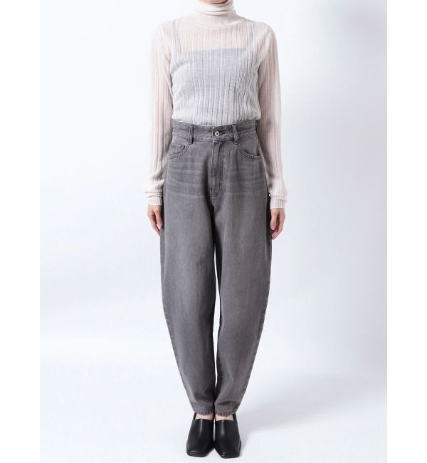 ELENDEEK「CURVE FORM DENIM PT」|デニム|