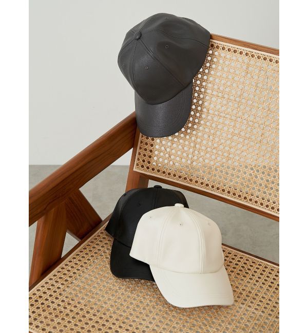 ELENDEEK「FAKE LEATHER CAP」|キャップ・キャスケット|