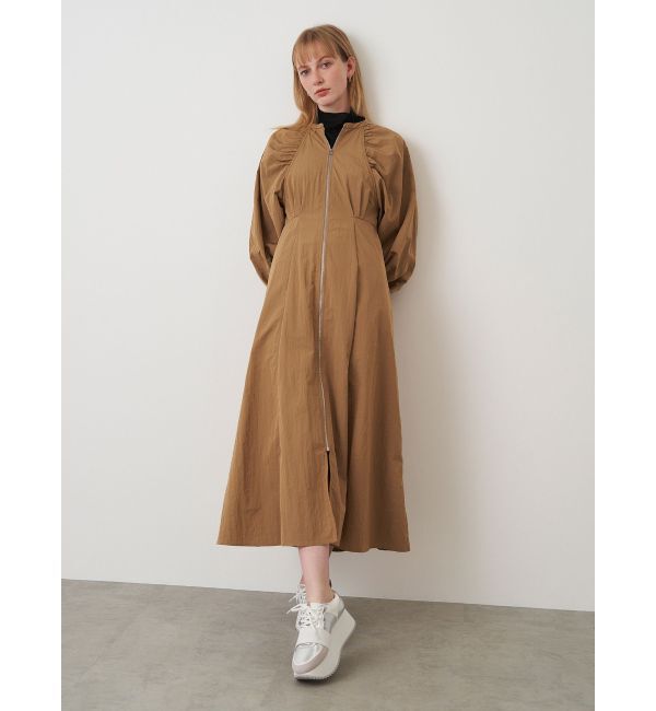 ELENDEEK「CENTER ZIP FLARE OP」|ワンピース|