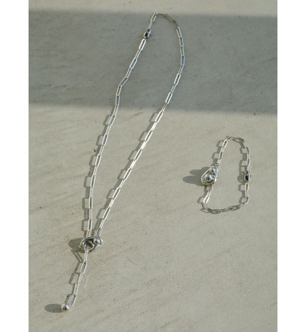 ELENDEEK「DESIGN MANTEL NECKLACE」|ネックレス|シルバー