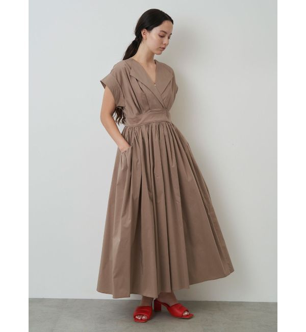 ELENDEEK「OPEN COLLAR SHIRT OP」|ワンピース|