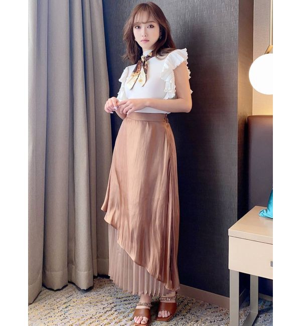 RESEXXY「シースルーレイヤードフレアスカート」|スカート|