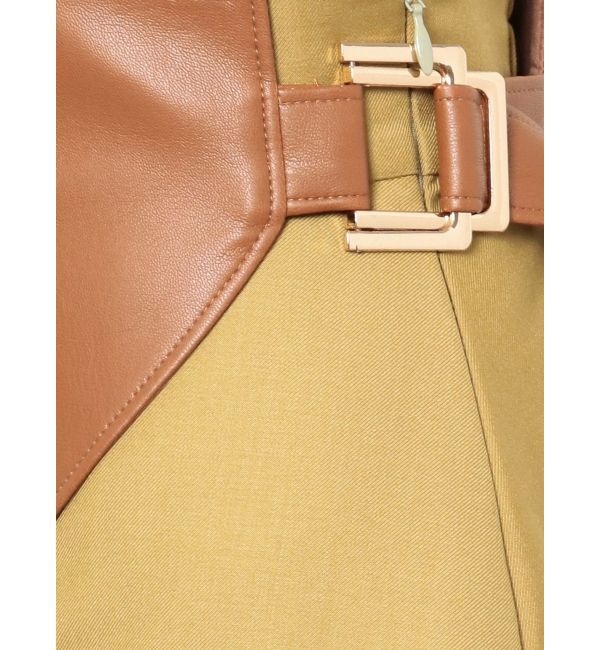 RESEXXY「合皮コルセット付フレアスカート」|スカート|