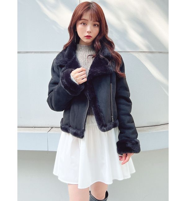 RESEXXY「ミクスチャーニットコンビチュニック」|ニット・セーター|