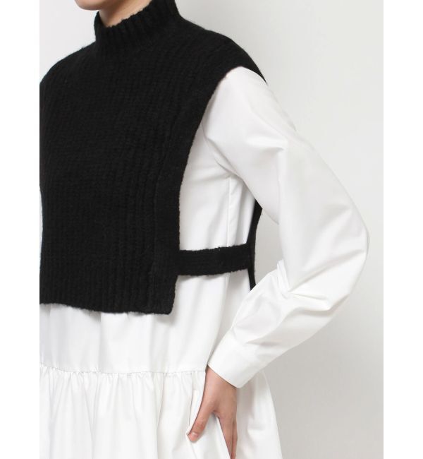 RESEXXY「ミクスチャーニットコンビチュニック」|ニット・セーター|