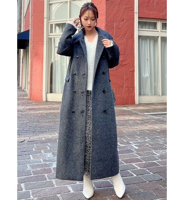 RESEXXY「ステンカラーロングコート」|ステンカラーコート|