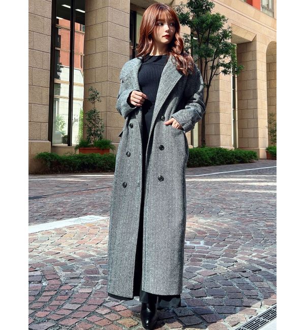 RESEXXY「ステンカラーロングコート」|ステンカラーコート|