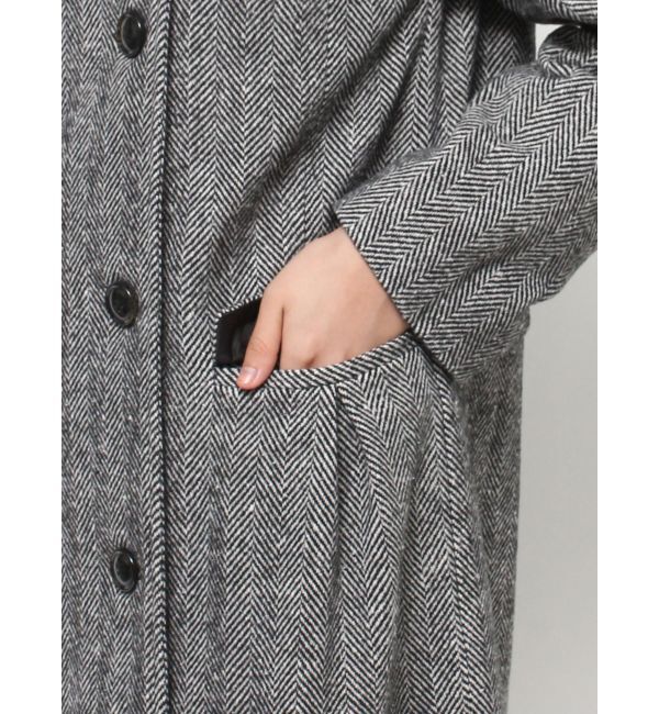 RESEXXY「ステンカラーロングコート」|ステンカラーコート|