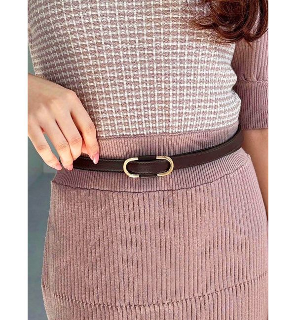 RESEXXY「ゴールドポイントナローベルト」|ベルト|