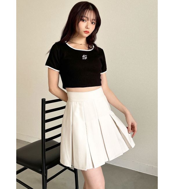 RESEXXY「プリーツデザインミニスカート」|スカート|