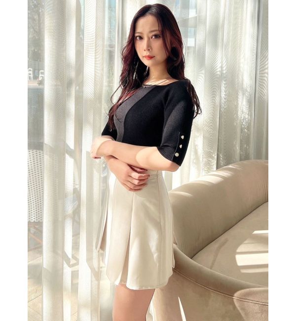 RESEXXY「プリーツデザインミニスカート」|スカート|