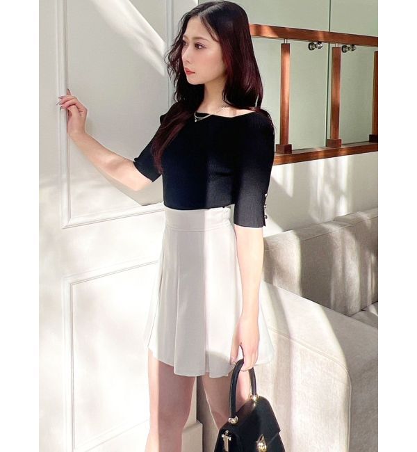 RESEXXY「プリーツデザインミニスカート」|スカート|