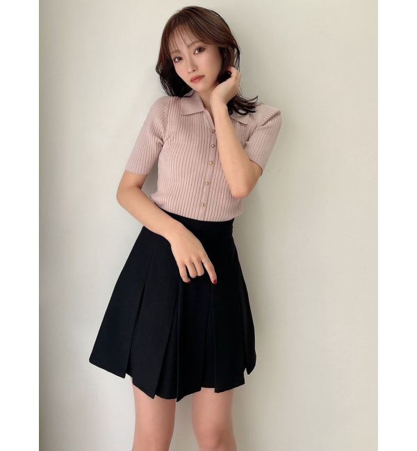 RESEXXY「プリーツデザインミニスカート」|スカート|