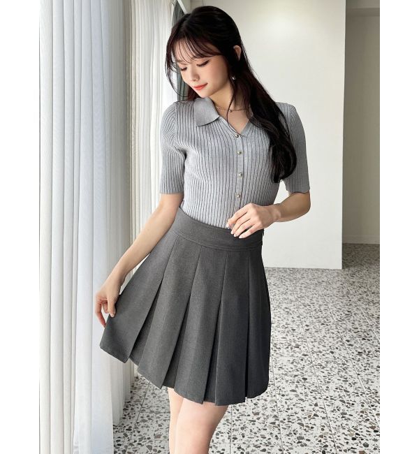 RESEXXY「プリーツデザインミニスカート」|スカート|