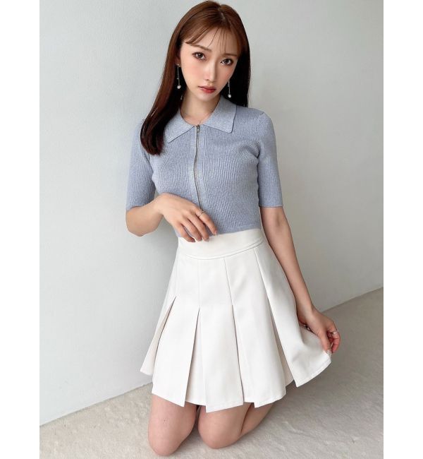 RESEXXY「プリーツデザインミニスカート」|スカート|
