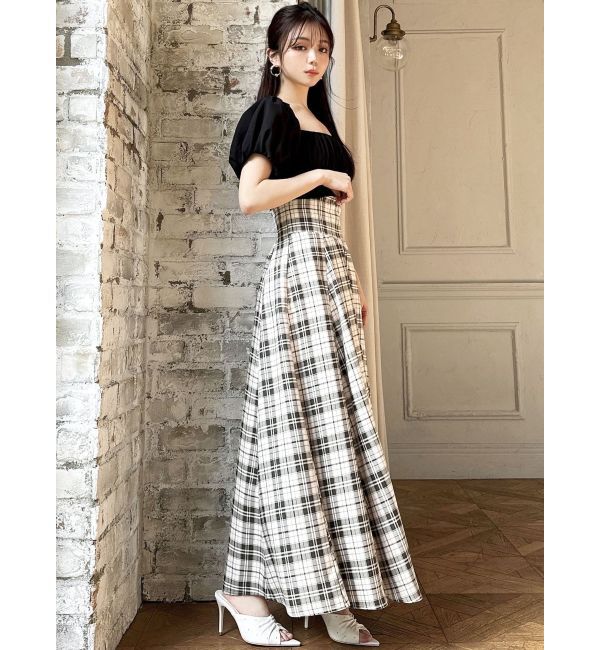 RESEXXY「コルセットフレアスカート」|スカート|