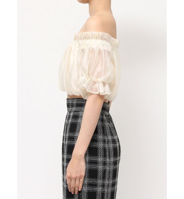 RESEXXY「クロップドオフショルトップス」|シャツ・ブラウス|