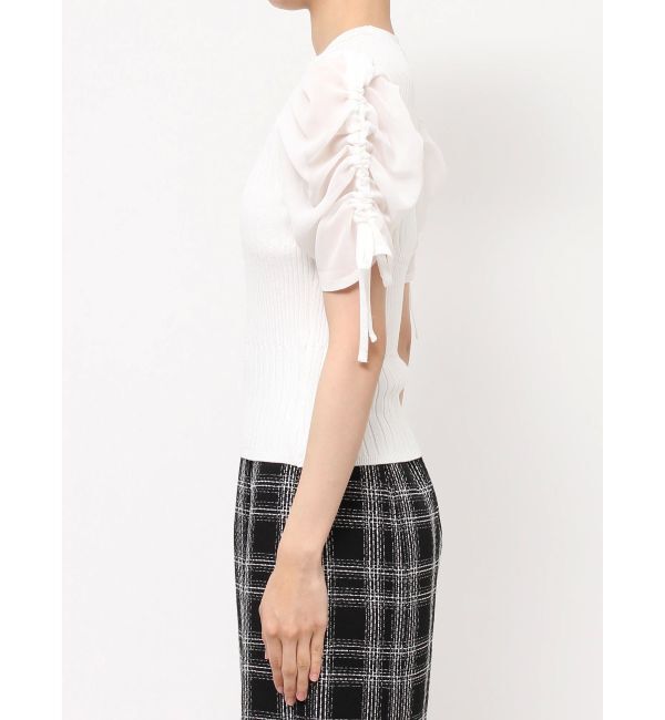 RESEXXY「シアースリーブデザインニットトップス」|ニット・セーター|