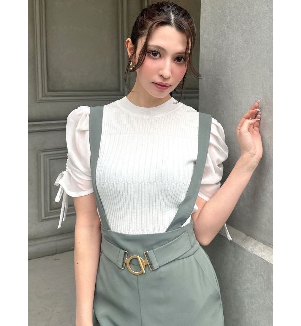 RESEXXY「シアースリーブデザインニットトップス」|ニット・セーター|