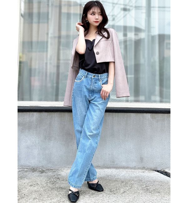 RESEXXY「クロップドジャケット【セットアップ着用可能】」|テーラードジャケット|