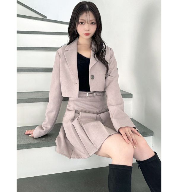 RESEXXY「クロップドジャケット【セットアップ着用可能】」|テーラードジャケット|