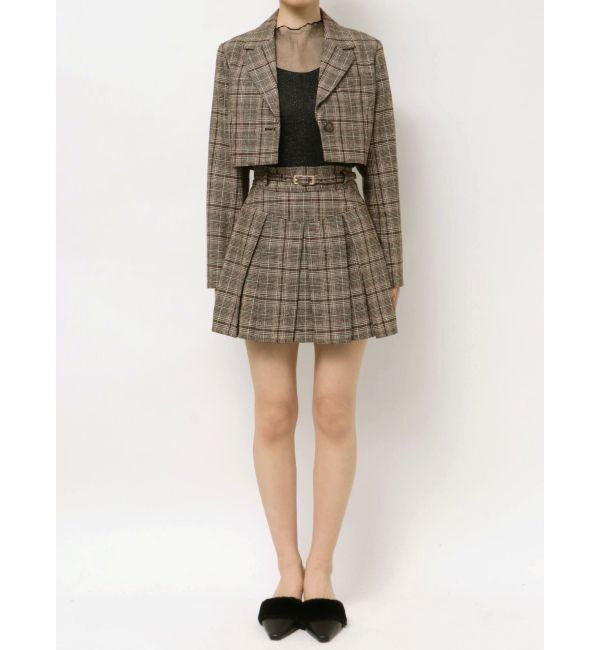 RESEXXY「クロップドジャケット【セットアップ着用可能】」|テーラードジャケット|