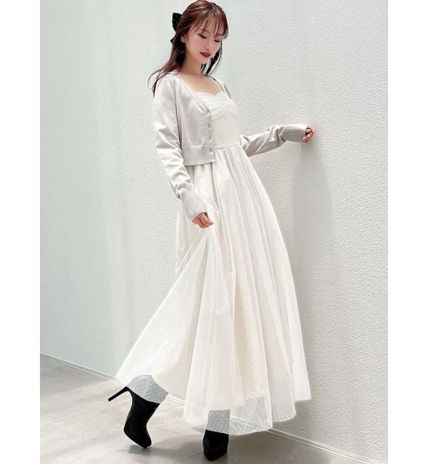 RESEXXY「カーデセットチュールワンピース」|ワンピース|