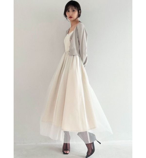 RESEXXY「カーデセットチュールワンピース」|ワンピース|