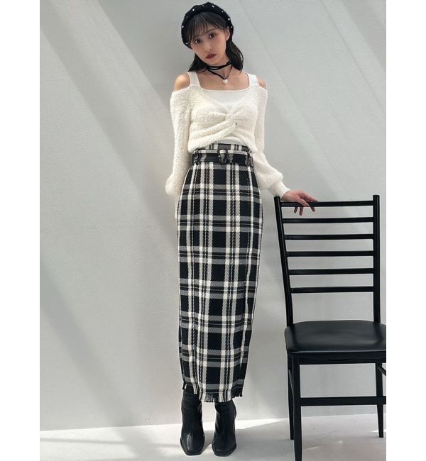 RESEXXY「フリンジタイトスカート」|スカート|