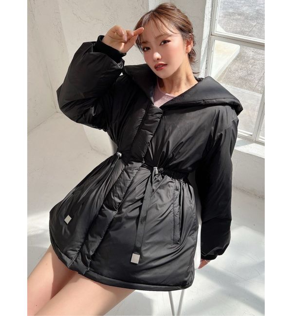 RESEXXY「サイドストリングパファーモッズコート」|ダウン|