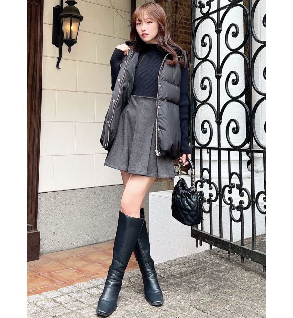 RESEXXY「ネックファーダウンベスト」|ダウンベスト・ベスト|