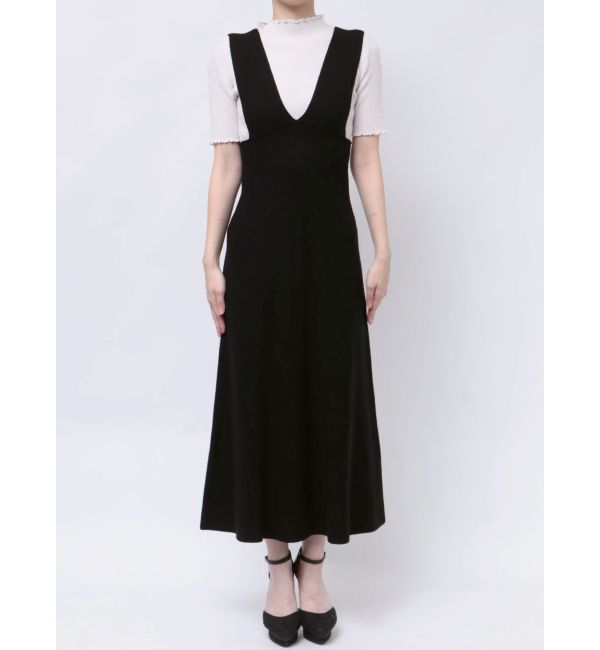 RESEXXY「コルセットフレアニットジャンスカ」|ジャンパースカート|