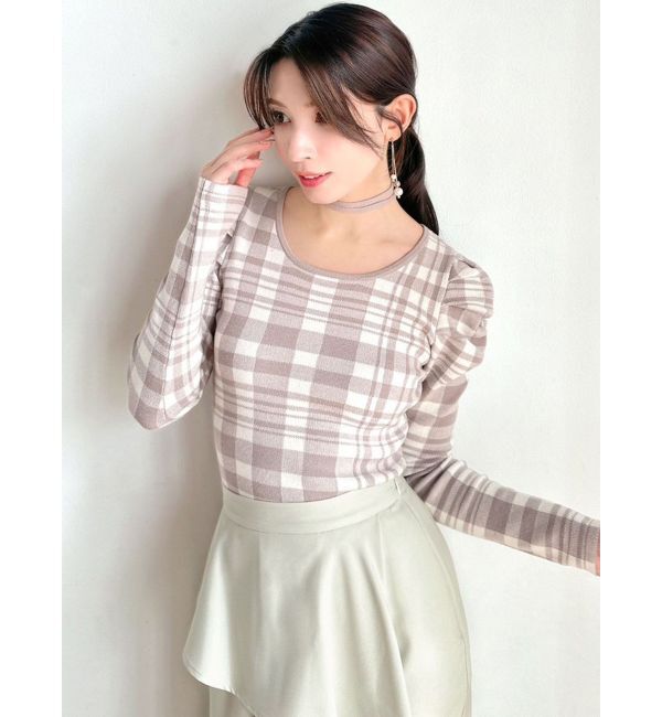 RESEXXY「チョーカーデザインニットトップス」|ニット・セーター|