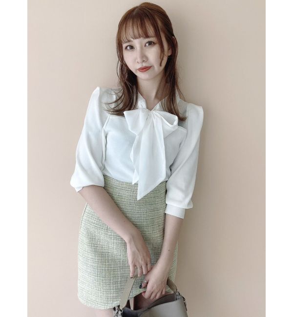 dazzlin「カーブラインミニスカート」|スカート|