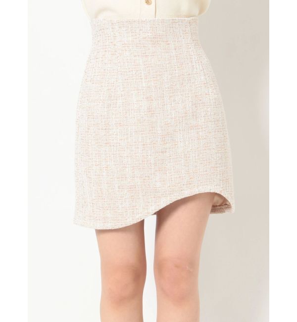 dazzlin「カーブラインミニスカート」|スカート|